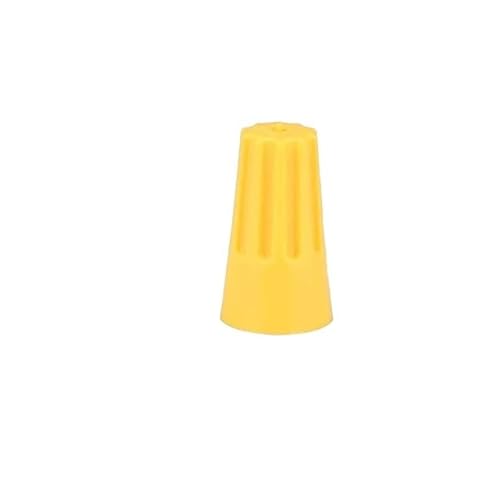 WUUKEPSG Quick Wire Connector Colorful Electrical Insulated Crimp Twist Terminal 25Pcs P1-P6 Nut Spend Cap Connection/Yellow P4/25Pcs von WUUKEPSG