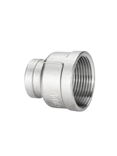 WUUKEPSG Sus 304 Reducer Pipe Pipes Stainless Steel Pipe Fitting Connector Fittings/304 Dn50-20/ Size von WUUKEPSG