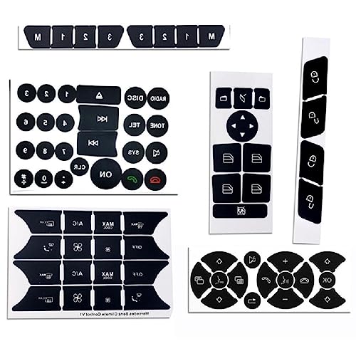 Auto SwitchKnob Repair Aufkleber Front Control Button Decals For W204 S204 C204 C207 A207 R231 W176 W246 X204 Interior Trim Automobile Interior Decals Car Button Repair Sticker Decals Stickers Air Auto SwitchKnob Repair Aufkleber Front Control Button Decals For W204 S204 C204 C207 A207 R231 W176 W246 X204 Interior Trim Automobile Interior Decals Car Button Repair Sticker Decals Stickers Air von WUURAA