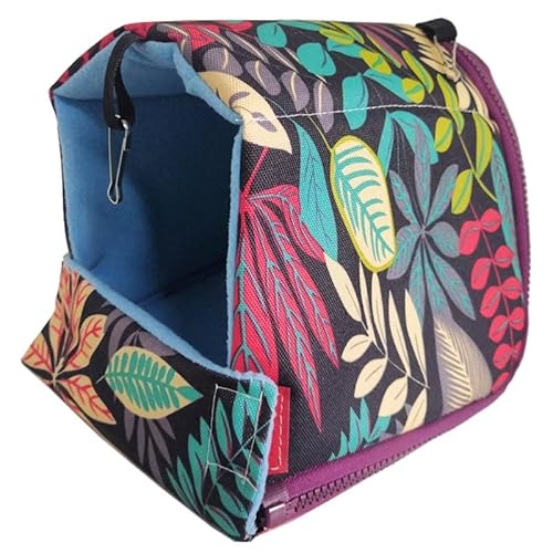 WUURAA Hängematte Bett für Meerschweinchen, Chinchilla, Igel, Glider & andere kleine Haustiere - Polyester-Baumwolle, Abnehmbares Design, Maschinenwaschbar, Schwarz, S/M/L WUURAA Hängematte Bett für Meerschweinchen, Chinchilla, Igel, Glider & andere kleine Haustiere - Polyester-Baumwolle, Abnehmbares Design, Maschinenwaschbar, Schwarz, S/M/L von WUURAA