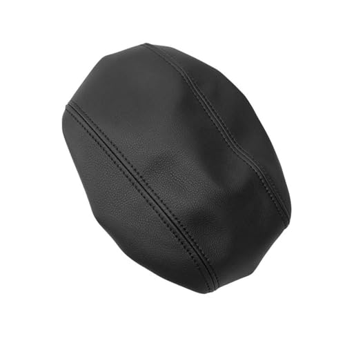 Stilvoll und rutschfest Auto Weiche Leder Mittelarmlehne Abdeckung Für Passat 2010 2011-2015 Center Control Armlehne Box Oberfläche Abdeckung Trim (Color : Black) von WUURAA