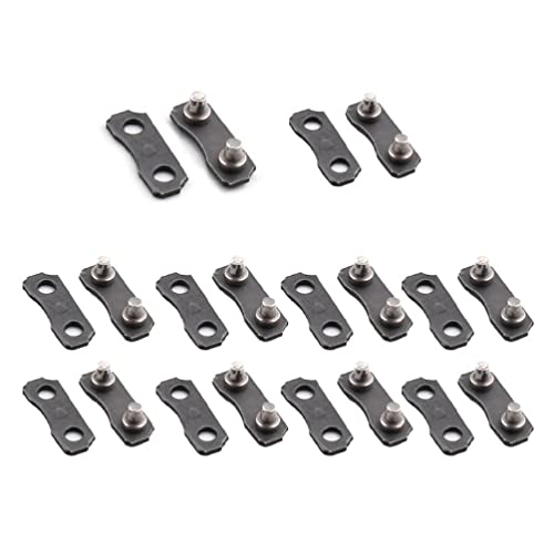 WUURAA 10 Sets 3/8'' Kettenglied Reparatur Voreingestellte Riemen Reparaturset Sägekette 043 .050 Langlebiges Werkzeug. 10 Sets 3/8'' Kettenglied Reparatur von WUURAA