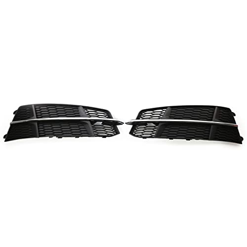 WUURAA Car Styling 2X Frontstoßstange Nebelscheinwerfer Kühlergrill Abdeckung Ersatz Für Audi A6 C7 S-Line S6 2015-2018 Kühlkörper (Color : B) von WUURAA