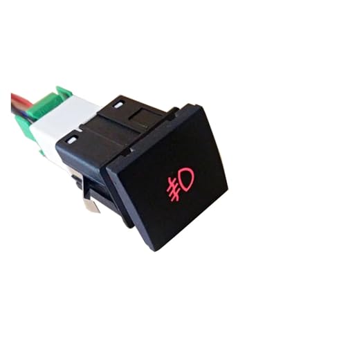 WUWMTUTCK 1 STÜCK Auto LED Nebelscheinwerfer Radar Ein-/Ausschalter Kamera Recorder Monitor Schalter Taste Passend for VW Golf 6 Jetta 5 MK5 Caddy EOS Scirocco(Front Fog Light) von WUWMTUTCK