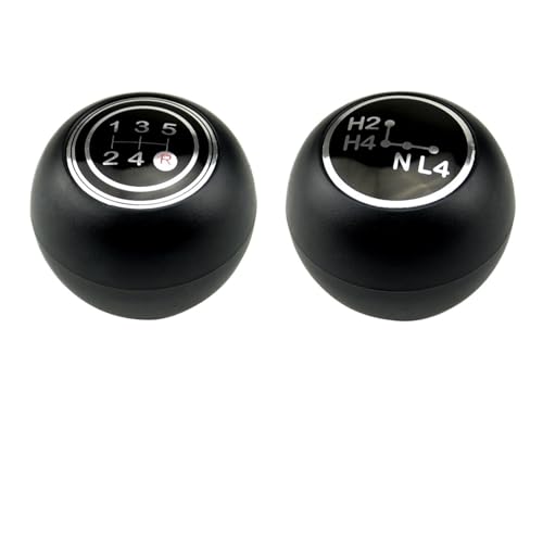 WUWMTUTCK 4/5 Hand Speed ​​Ball Schaltknauf Passend for Toyota Land Cruisers 40 FJ40 FJ43 FJ45 BJ40 BJ45 HJ47 1969-1984 Auto-Styling-Zubehör(Red 5 Speed and H4) von WUWMTUTCK