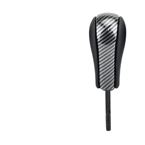 WUWMTUTCK 4 farben Auto Automatische Schaltknauf Hebel Stick Ersatz Fit for BMW E81 E82 E87 E90 E91 E92 E93 e36 E38 E39 E46 E53 E60(Carbon fiber-Short) von WUWMTUTCK