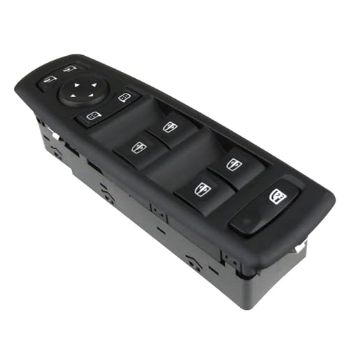 WUWMTUTCK Elektrische Steuerung Power Master Fensterheber Schalter Taste Fit for Renault Fluence LZ 1,5 DCI Megane III Fit for Laguna III 254000006R(Black) von WUWMTUTCK