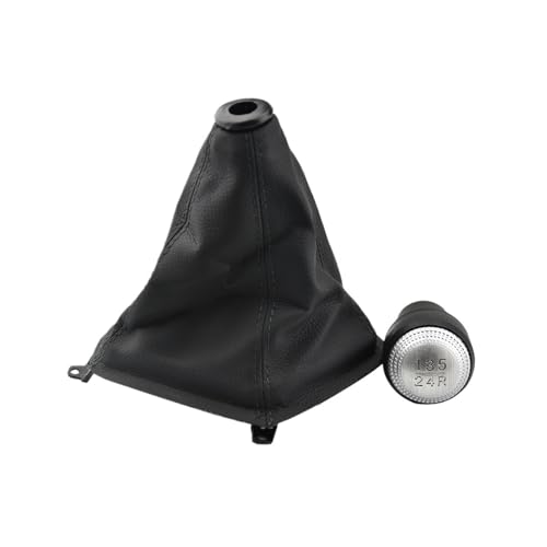 WUWMTUTCK Passend for Hyundai Tucson 2004 2005 2006 2007 2008 2009. Auto-5-Gang-Schaltknauf mit Ledermanschette(5 Speed-Set) von WUWMTUTCK