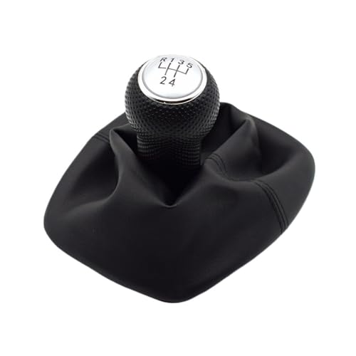 WUWMTUTCK Passend for Volkswagen, passend for VW 1999–2004, Golf 4 IV MK4 GTI R32 Bora Jetta MT, 12 mm, 5-Gang-Auto-Schaltknauf, Hebel, Schalthebel, Gaitor-Stiefel von WUWMTUTCK