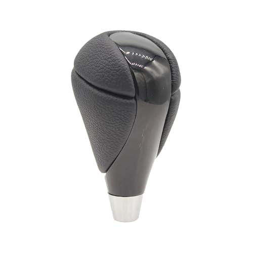 WUWMTUTCK Styling Walnuss Schaltknauf Leder Passend for Lexus ES300 ES300h ES330 ES350 GS300 GS350 GS400 GS430 IS300 IS350 RX350 CT200h(Black) von WUWMTUTCK