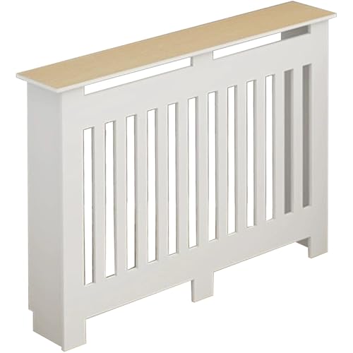 WUXTOKV Atmungsaktive Heizkörperverkleidung für Zuhause, Heizkörperabdeckung Oben, Verdeckt Unordentliche Rohre, Hohe Tragkraft (Bis zu 60 Kg)(100x80x25CM/39x31x10IN) von WUXTOKV