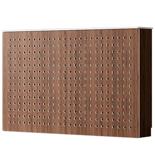 WUXTOKV Heizung Verkleidung für Zuhause, Radiator Cover in Holzoptik, Verdeckt Unordentliche Rohre, Einfach zu Montieren, Dekoratives(70x70x25CM/28x28x10IN) von WUXTOKV