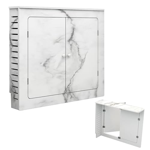 WUXTOKV Heizungsabdeckung, Radiator Cover Für Zuhause, Das Hohle Gitterdesign Ist Atmungsaktiv Und Langlebig, Die Zapfenverbindung(90x80x20CM/35x31x8IN.) von WUXTOKV