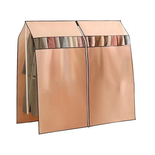 WUXTOKV Kleiderständer Abdeckung, Kleiderständer Schutzhülle, Staubdicht und Atmungsaktiv, Passend für Gerade Kleiderbügel und Offene Kleiderschränke(90 * 120cm/35 * 47in) von WUXTOKV