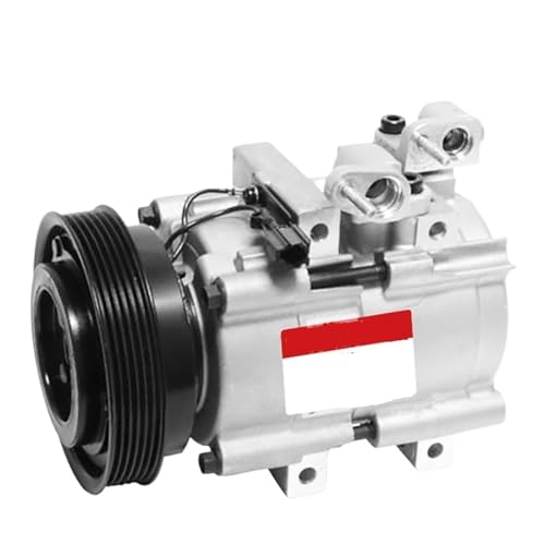 Kompatibel Mit 97701-26350 9770126350 CO 10921C 57198 6512202 HS18, Auto-AC-Kompressor, Kompatibel Mit Santa Fe V6 3.5L DOHC 2003 2004 2005 2006 Kompatibel Mit 97701-26350 9770126350 CO 10921C 57198 6512202 HS18, Auto-AC-Kompressor, Kompatibel Mit Santa Fe V6 3.5L DOHC 2003 2004 2005 2006 von WUYJCVHK