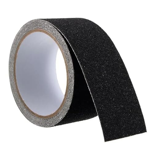 2 STÜCKE 5 Mt Hochleistungs-Anti-Rutsch-Klebeband Wasserdichtes Outdoor-Griffband for Treppenstufen Rampen Skateboards Selbstklebende Rutschfeste Streifen Für Drinnen Und Draußen(25mm) von WUYXTO
