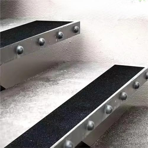 2 STÜCKE 5M Grip Safety Rutschfestes Lösungsmittel-PVC Nicht Treppen-Griffbrett Skateboard Gummi Anti-Rutsch-Klebeband Wasserdichter Griff Grit Starker Klebstoff Für Drinnen Und Draußen(2.5cm) von WUYXTO