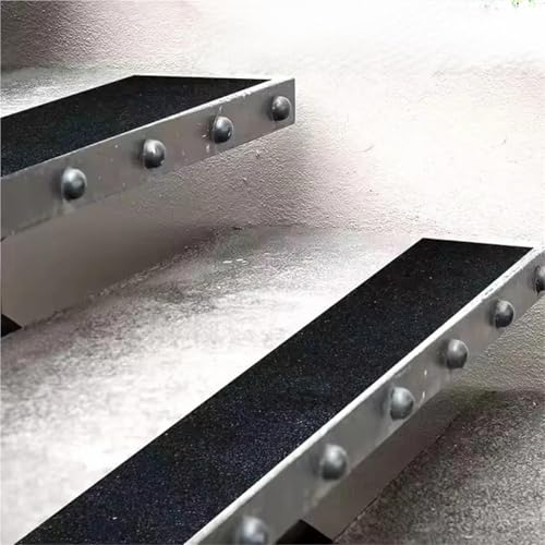 2 STÜCKE 5M Grip Safety Rutschfestes Lösungsmittel-PVC Nicht Treppen-Griffbrett Skateboard Gummi Anti-Rutsch-Klebeband Wasserdichter Griff Grit Starker Klebstoff Für Drinnen Und Draußen(5cm) von WUYXTO