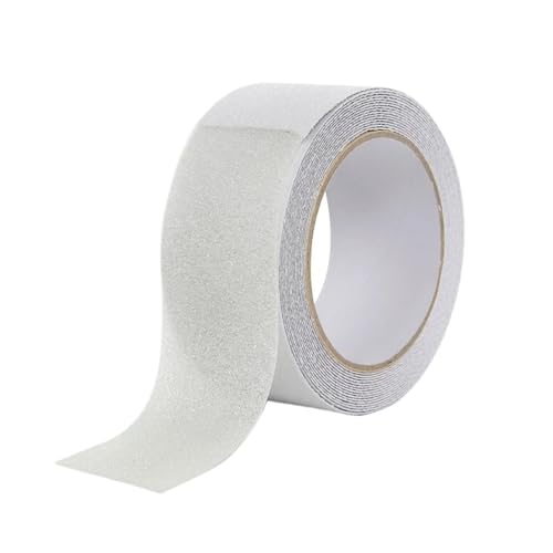 2 Stück 5M Anti-Rutsch-Klebeband, wasserdicht, rutschfest, for ältere Menschen, Treppen, Böden Für Drinnen Und Draußen(Transparent,25mm) von WUYXTO