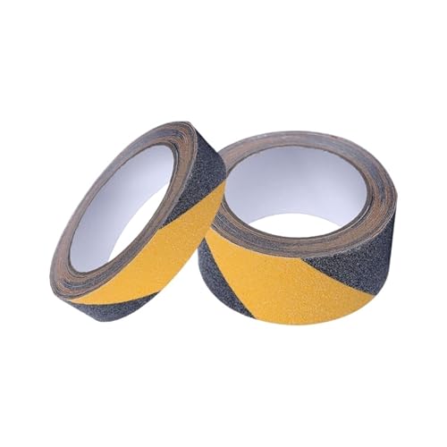 2 Stück Anti-Rutsch-Klebeband for Treppen, Böden, for die Straße, Anti-Rutsch-Aufkleber for Senioren, langlebiger selbstklebender Sicherheitsschutz Für Drinnen Und Draußen(25mm) von WUYXTO