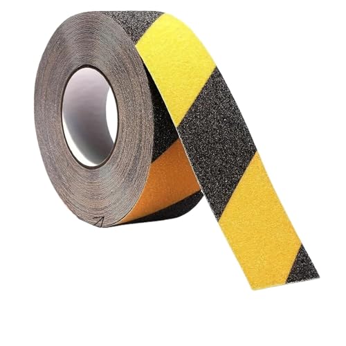 2 Stück Anti-Rutsch-Klebeband for drinnen und draußen, Anti-Rutsch-Aufkleber, schützen Senioren, stark haftender Sicherheitsschutz for Treppen Für Drinnen Und Draußen(5cm) von WUYXTO