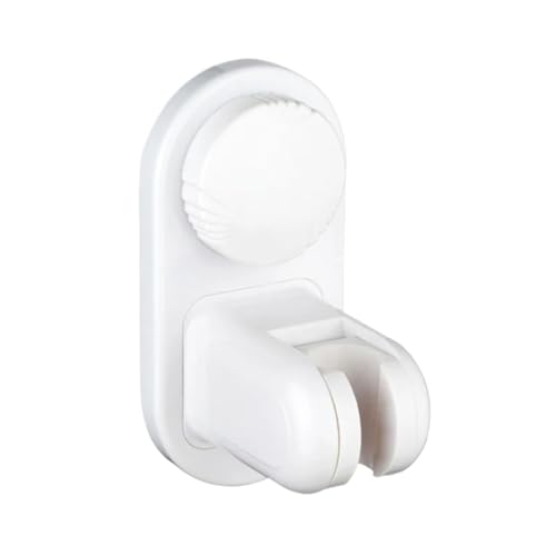 2 Stück verstellbarer Duschkopfhalter, Duschkopfhalter, stabile Leistung, Vakuum-Saugnapf Für Handbrause(White) von WUYXTO