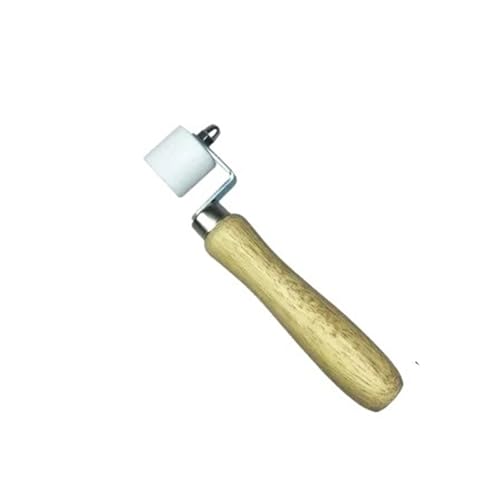 28/40 mm Nahthandrolle, hochtemperaturbeständige Silikon-Glättungsnahtrolle, PVC-Nahtwerkzeuge, Handwerkzeug-Sets Für Kantenumleimer(28mm-WHITE) von WUYXTO