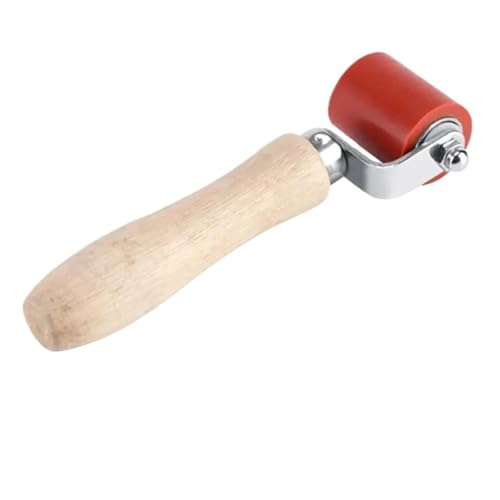 28/40 mm Nahthandrolle, hochtemperaturbeständige Silikon-Glättungsnahtrolle, PVC-Nahtwerkzeuge, Handwerkzeug-Sets Für Kantenumleimer(40mm-Red) von WUYXTO