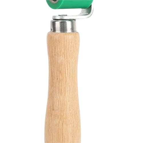 28 mm Silikon-Handschweißrolle, hochtemperaturbeständige Naht-Handdruckrolle, Dach-PVC-Schweißwerkzeug Für Kantenumleimer(Green) von WUYXTO