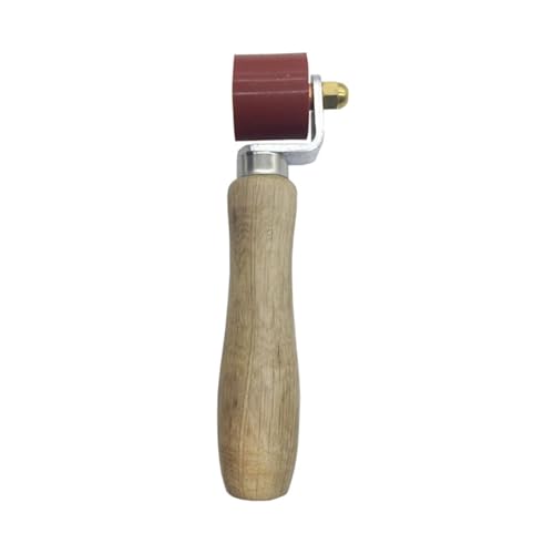 28 mm Silikon-Handschweißrolle, hochtemperaturbeständige Naht-Handdruckrolle, Dach-PVC-Schweißwerkzeug Für Kantenumleimer(Red) von WUYXTO