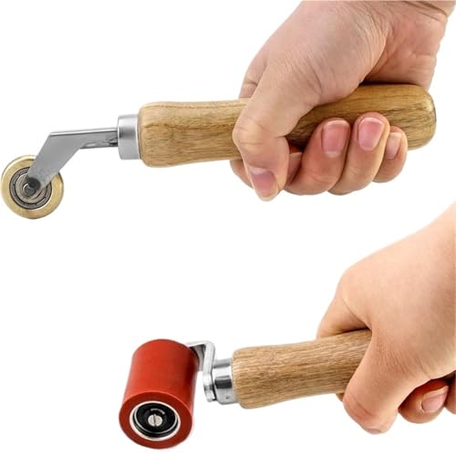40 mm Nahtroller aus Silikon und Messing, for Tapeten, Detailroller for Dächer Vinylböden Für Kantenumleimer von WUYXTO
