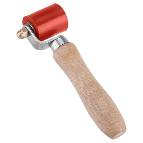 40 mm Silicagel-Quilten Hochtemperatur-Silikon-Druckrolle Silikon-Handrad for Dachdecker-Heißluftheizung PVC-Schweißen Für Kantenumleimer(Red) von WUYXTO
