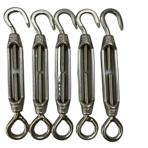 5 Stück Edelstahl-Blumenkorbschrauben, Spanner, offener Blumenkorbbolzen M4 Für Spanner Seilsystem 5 Stück Edelstahl-Blumenkorbschrauben, Spanner, offener Blumenkorbbolzen M4 Für Spanner Seilsystem von WUYXTO