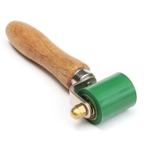 Hochtemperaturbeständige 40-mm-Lager-Silikon-Druckrolle zur Verwendung mit Heißluftpistole, Kunststoffschweißgerät for PVC Für Kantenumleimer(Green) von WUYXTO