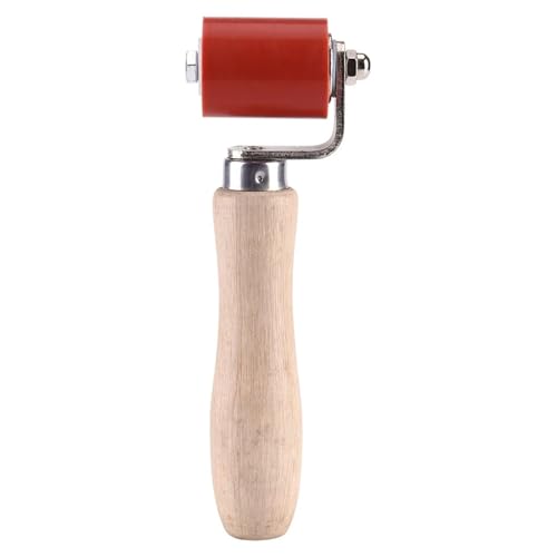 Mini-Silikon-Handrolle, tragbare Doppelkopf-Druckrolle for Schweißen von PVC-Planen und Bannern bei hohen Temperaturen Für Kantenumleimer(Red) von WUYXTO
