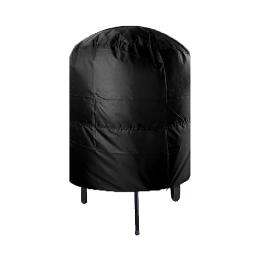 Outdoor-Grillabdeckung, robuste Grillabdeckung, Regenschutz, rund, schwarz, for den Außenbereich, staubdicht, wasserdicht, Grillabdeckungen Für Den Außenbereich(66x100cm) von WUYXTO