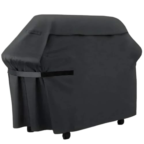 Robuste BBQ-Grillabdeckung for Außengrill, wasserdicht, wetterbeständig, lichtbeständig, mit Riemen, Gasgrillabdeckung Für Den Außenbereich(Black,190x71x117cm) von WUYXTO