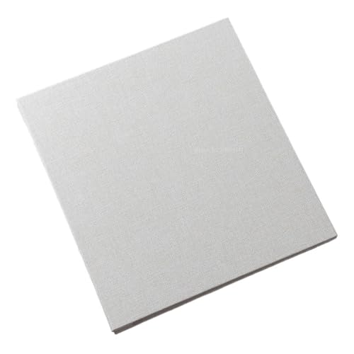 WUYXTO 16 "hochtransparente Selbstklebende Innenseite Einfaches Leinen-Vintage-Fotoalbum DIY Handarbeit Herstellung Wachstums-Souveniralbum Für Geburtstag(Cream-Coloured) von WUYXTO