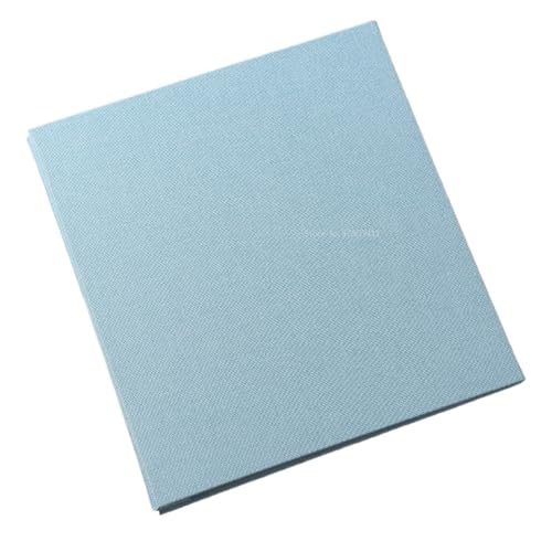WUYXTO 16 "hochtransparente Selbstklebende Innenseite Einfaches Leinen-Vintage-Fotoalbum DIY Handarbeit Herstellung Wachstums-Souveniralbum Für Geburtstag(Sky Blue) von WUYXTO