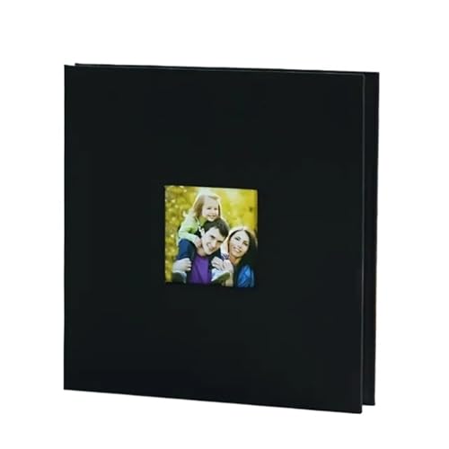WUYXTO 1Pc Große Kapazität Fotoalbum for Familie Jahrestag Selbstklebende Einfache Lagerung Hochzeit Foto Lagerung Für Geburtstag(Black) von WUYXTO