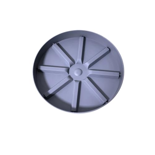 WUYXTO Blumentopf Untersetzer 5Pcs Pot Tray Flowerpot Tray Flower Pot Tray Planting Tray for Bonsai Prevent Water Accumulation für Innen- und Außenpflanzen(Gray M) von WUYXTO