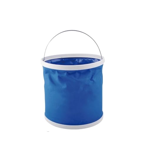 WUYXTO Faltbarer Eimer Falten Eimer Outdoor Tragbare Falten Eimer Camping Wandern Angeln Multi-Funktion Sauberes Werkzeug für Camping Wohnmobil(9L) von WUYXTO