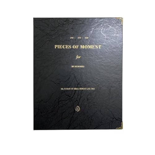 WUYXTO Großes 3-Zoll-Fotoalbum mit 400 Taschen for Geburtstagsfotos, Hochzeitserinnerungen, Abschlussfeiern und Reiseerinnerungen usw Für Geburtstag(Black) von WUYXTO