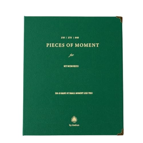 WUYXTO Großes 3-Zoll-Fotoalbum mit 400 Taschen for Geburtstagsfotos, Hochzeitserinnerungen, Abschlussfeiern und Reiseerinnerungen usw Für Geburtstag(Green) von WUYXTO