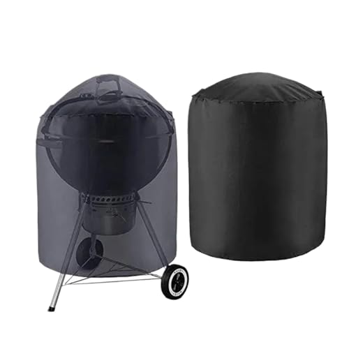 wasserdichte Grillabdeckung, Regen, Gas, Holzkohle, Elektrogrill, Gartengrill, Schutz for den Außenbereich, Schwarz Für Den Außenbereich(80 x 66cm) von WUYXTO
