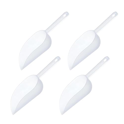 Mehlschaufeln aus Kunststoff, zum Backen, für Kaffee, Tee und Gewürze, leichtes Küchenwerkzeug für Restaurants und den Heimgebrauch (undefiniert), 4 Stück von WUZIA