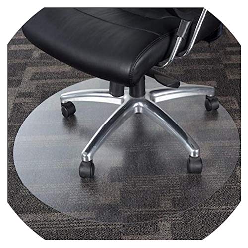 WUZMING-Bodenschutzmatte Rund Kunststoff Teppich rutschfest Haushalt Hartholzbodenschutz PVC Durchscheinend, 16 Größen (Color : 1mm, Size : 80cm) von WUZMING-Bodenschutzmatte