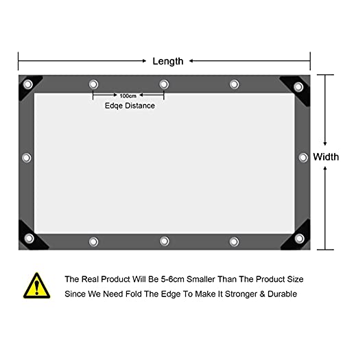 WUZMING Plane Transparent, Schwerlast wasserdichte Klar Plane Mit Ösen, Groß Draussen Wetterfeste Plane PE Für Gewächshaus Camping Gartenarbeit (Color : Klar, Size : 2.5x3.5m) von WUZMING
