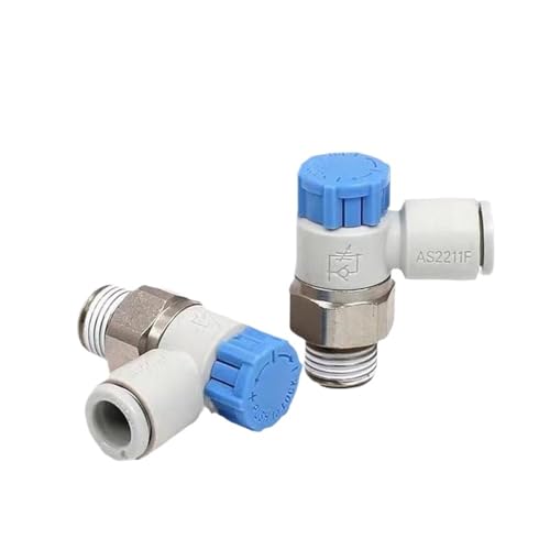 Elbow fittings AS1211F AS2211F AS3211F Flow control valve Regulator valve pneumatic fittings speed regulator S-AS1211F-M5-04A(S-AS3211F-03-10SA) von WVFZLIUHK