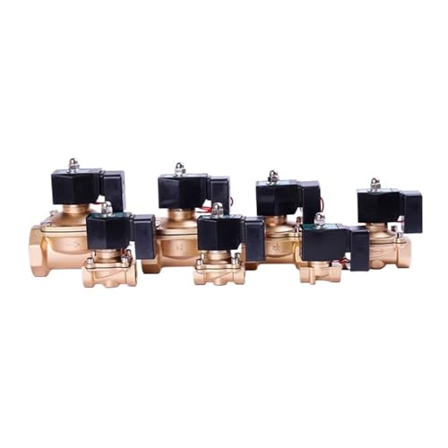 Energy Saving Solenoid Valve Normally Closed Brass Female Thread Coil Can be powered on 24 hours a day 12V 24V 220V(NBR-SEAL_12VDC_NORMALLY CLOSED) von WVFZLIUHK